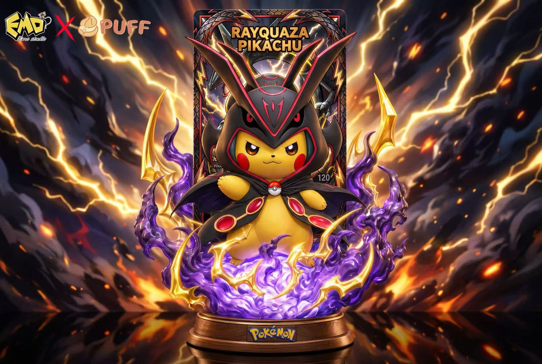Pokémon Emo X Puff Studio Rayquaza Pikachu