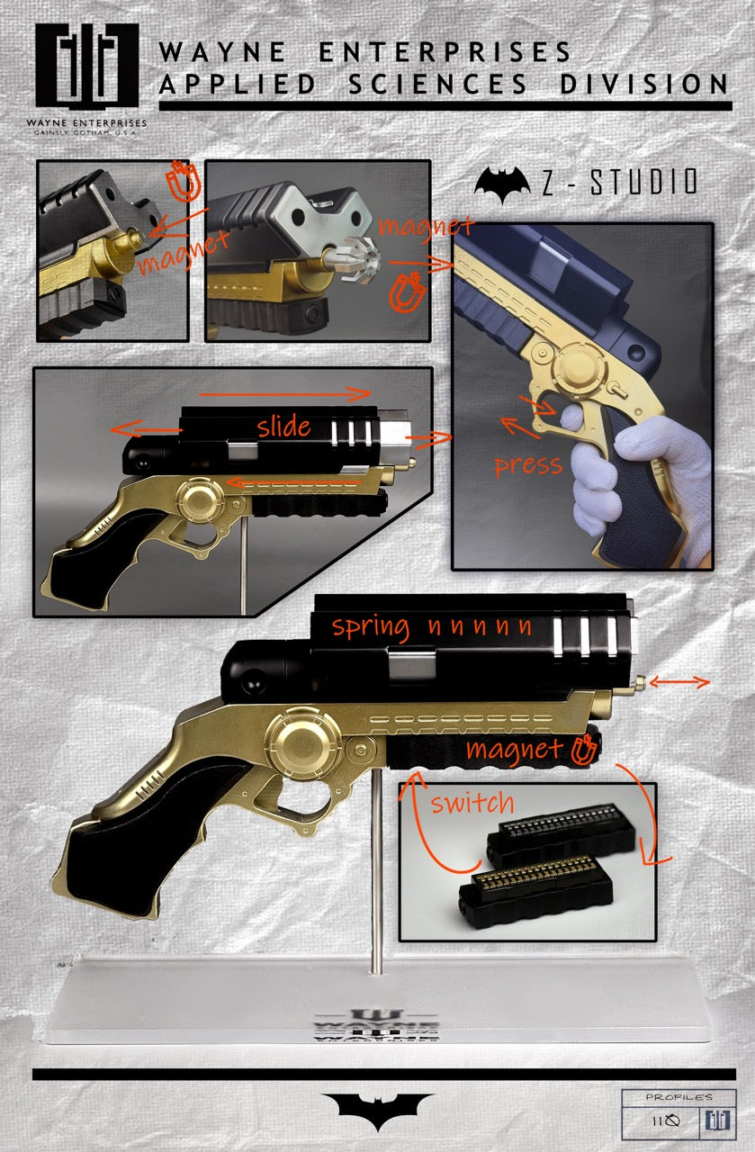 DC Comics Z Studio Batman Weapon Replica Series Volume 2 Christian Bale Edition