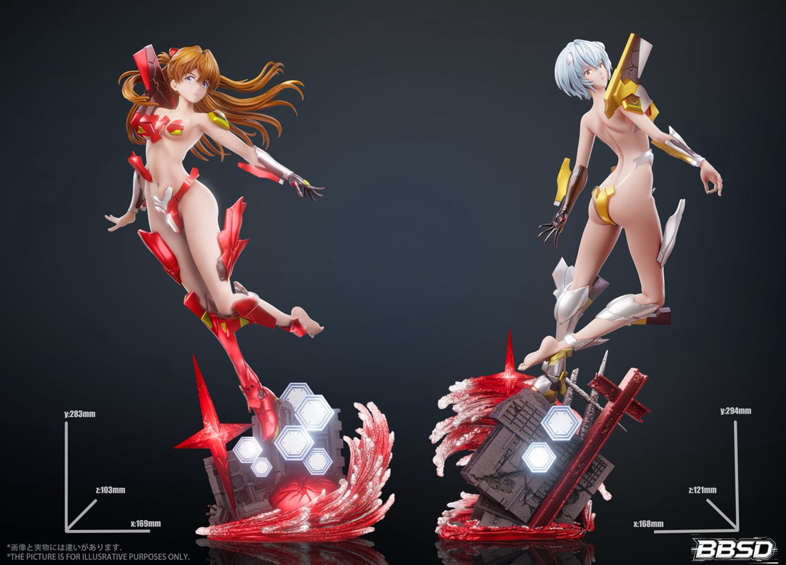 Neo Genesis Evangelion BBSD Studio Asuka x Ayanami Rei