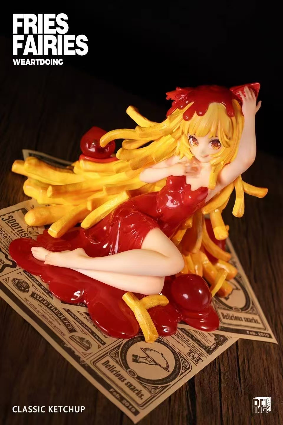 Original WeArtDoing Studio Sleeping Beauty Fries Fairies Licensed Resin Statue