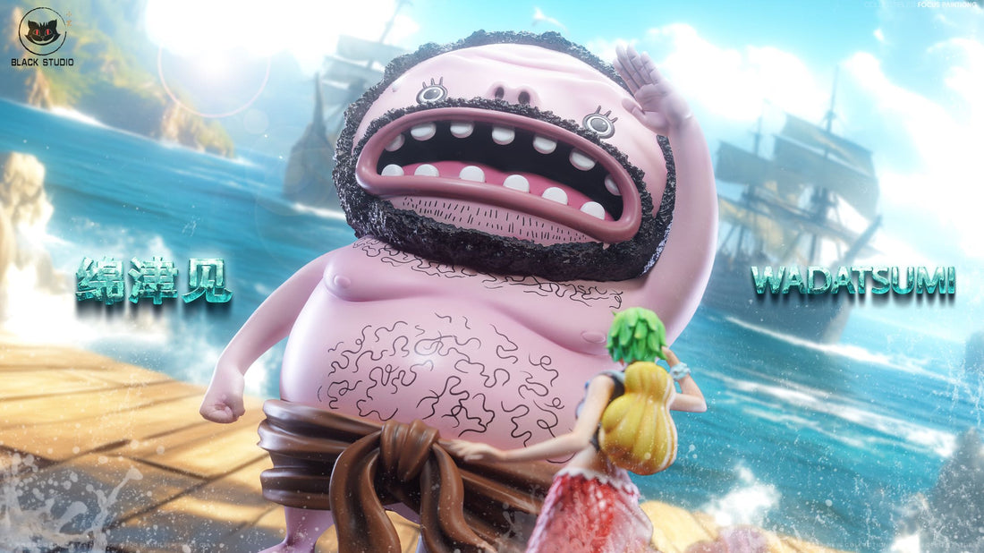 One Piece Black Studio Wadatsumi Resin Statue