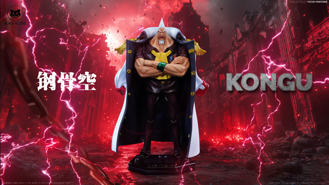 One Piece Black Studio Kong x Tokikake Resin Statue
