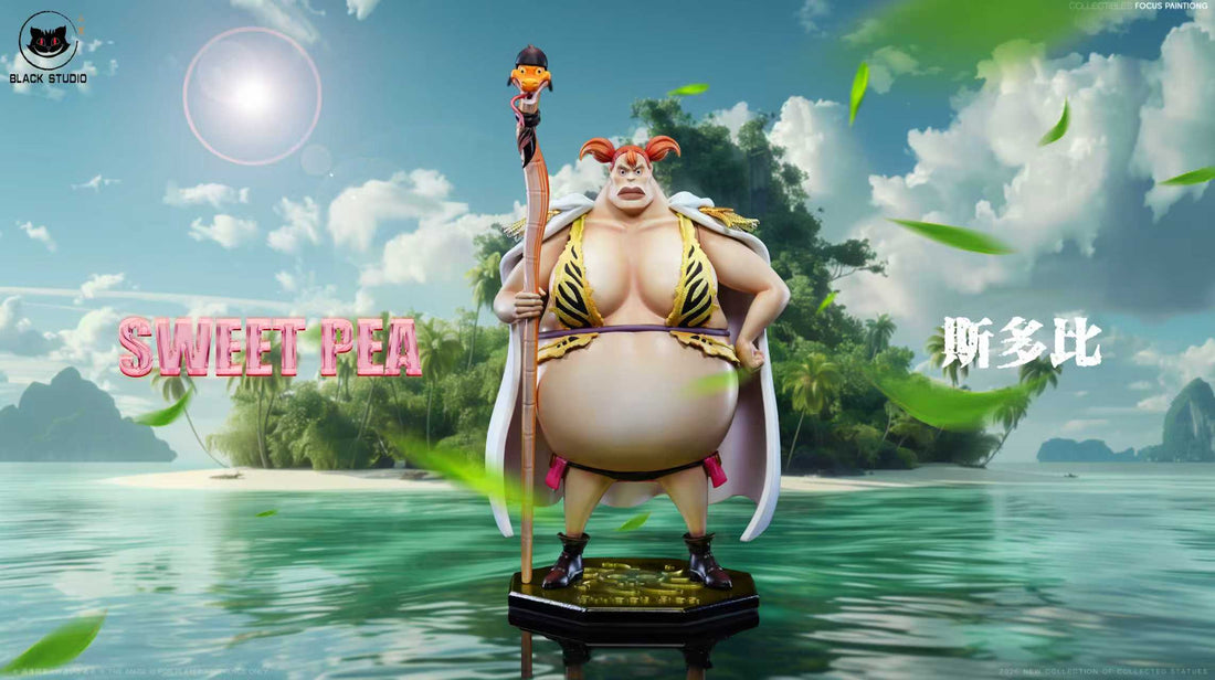 One Piece Black Studio Rindo X Sweet Pea Resin Statue