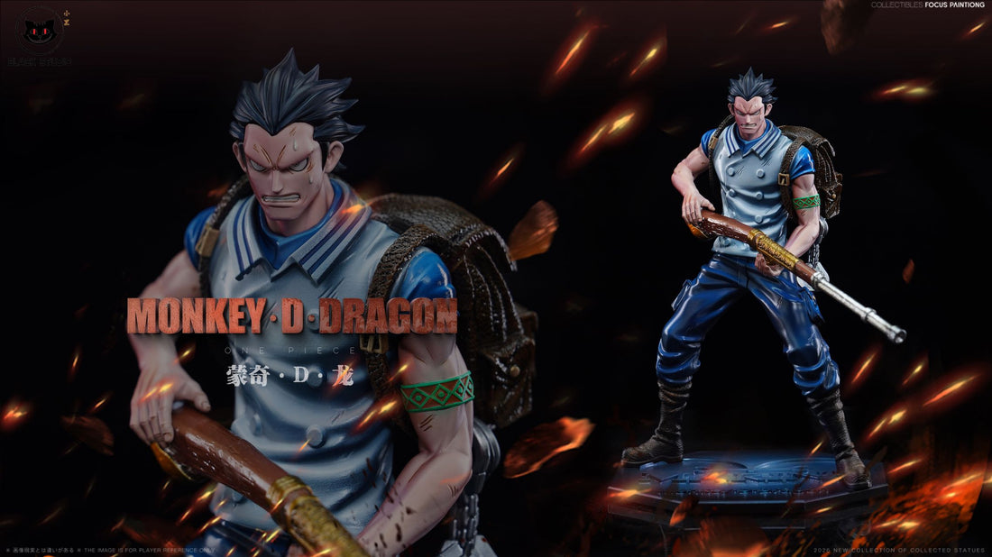 One Piece Black Studio Young Monkey D Dragon