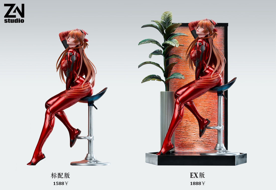 Neon Genesis Evangelion ZN Studio Asuka Seated Resin Statue