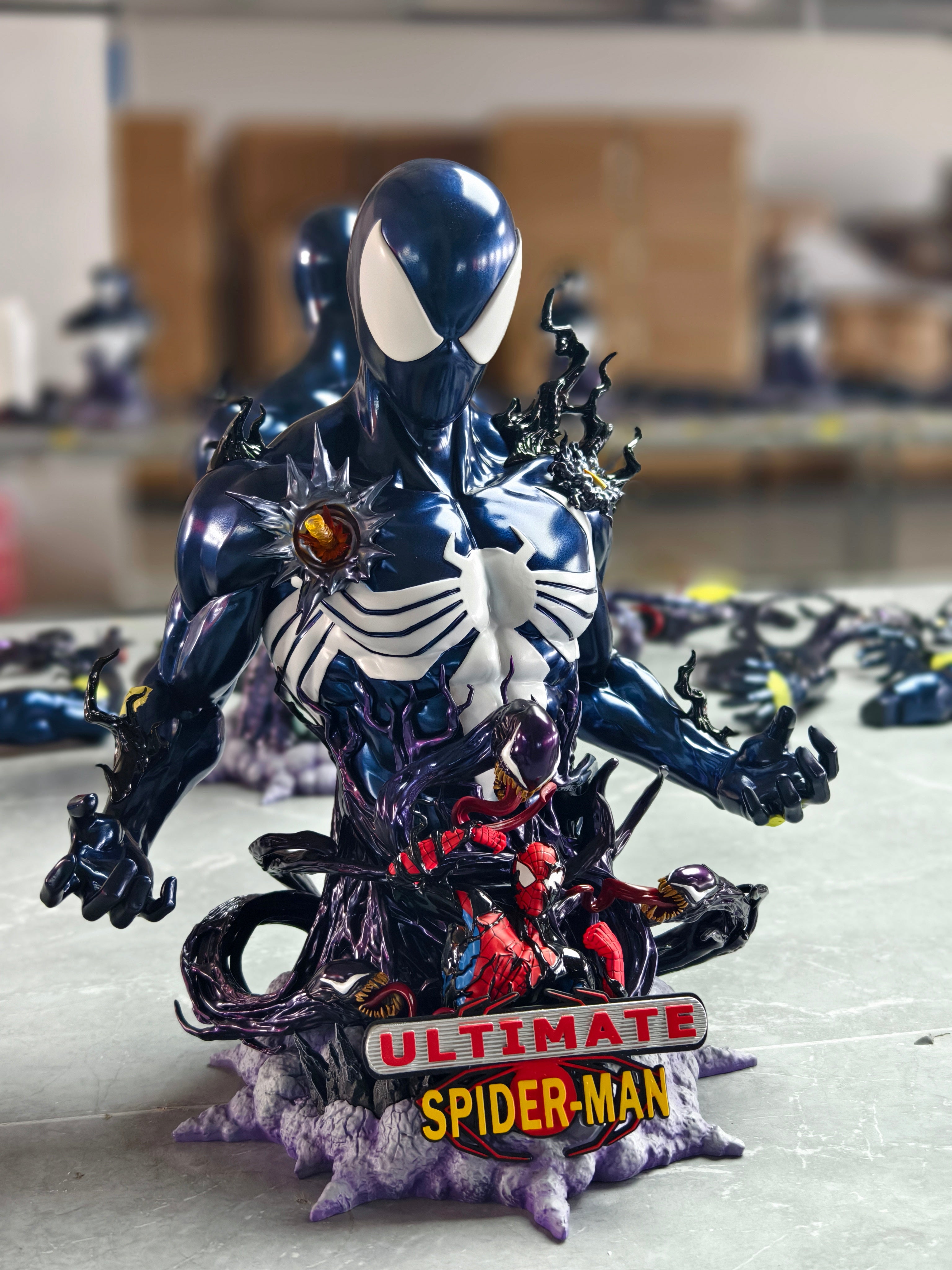 Marvel 27abyss Studio Symbiote Ultimate SpiderMan Bust – ClubHouse