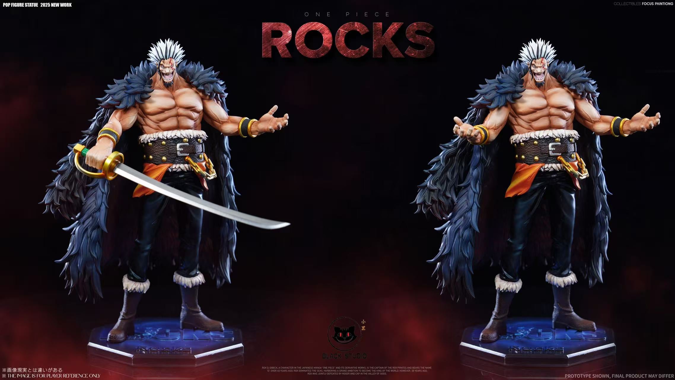 One Piece Black Studio Rocks D Xebec Resin Statue – ClubHouse Statues
