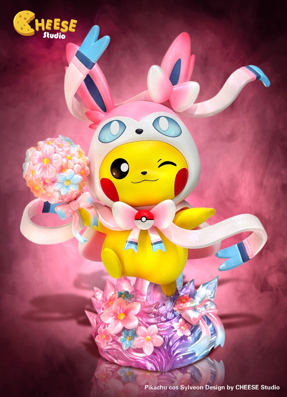Pokemon CHEESE Studio Pikachu Cos Espeon x Sylveon