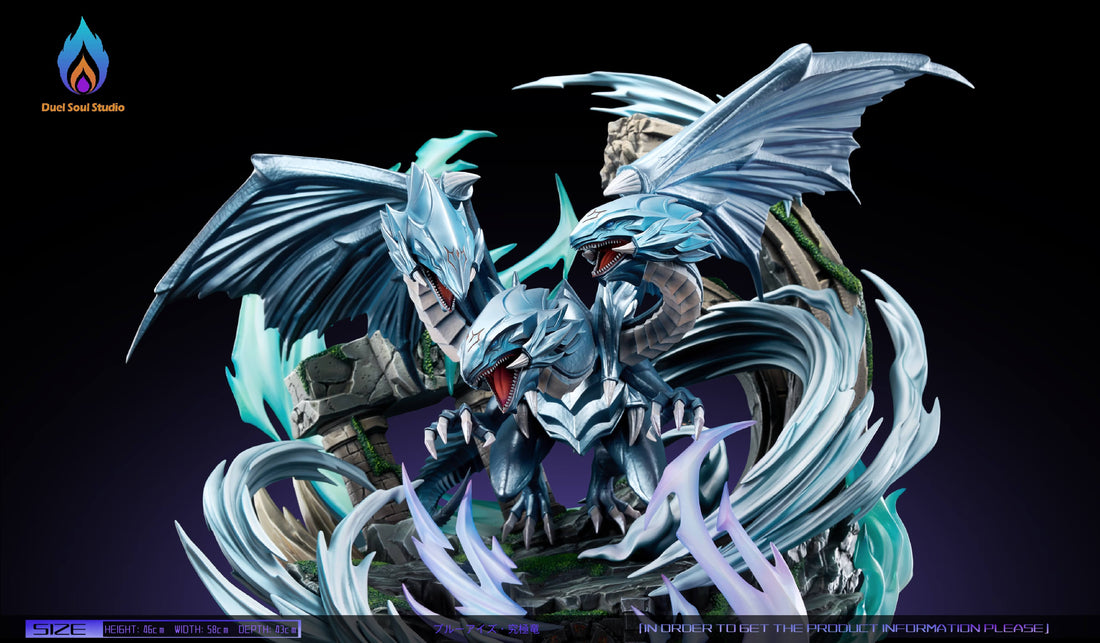 Yu-Gi-Oh! DS Studio Blue Eyes Ultimate Dragon Resin Statue