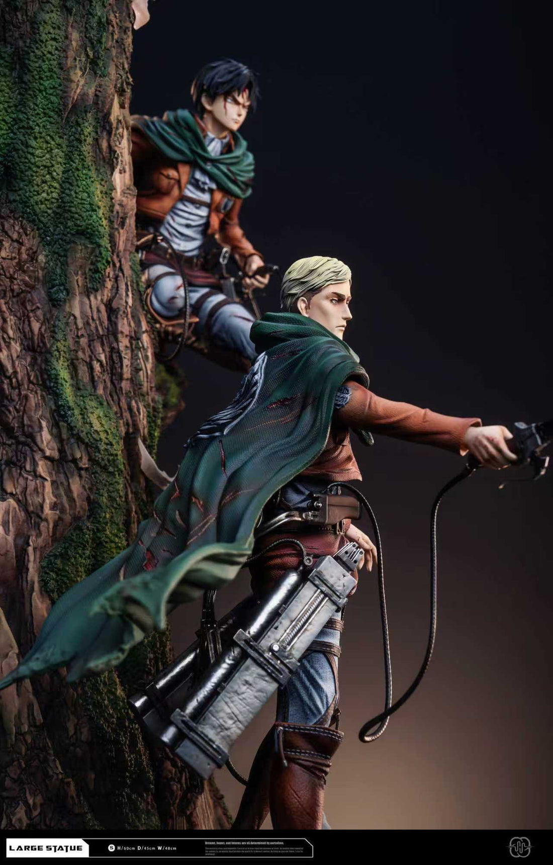Attack on Titan Hertz Studio Levi X Erwin Resin Statue