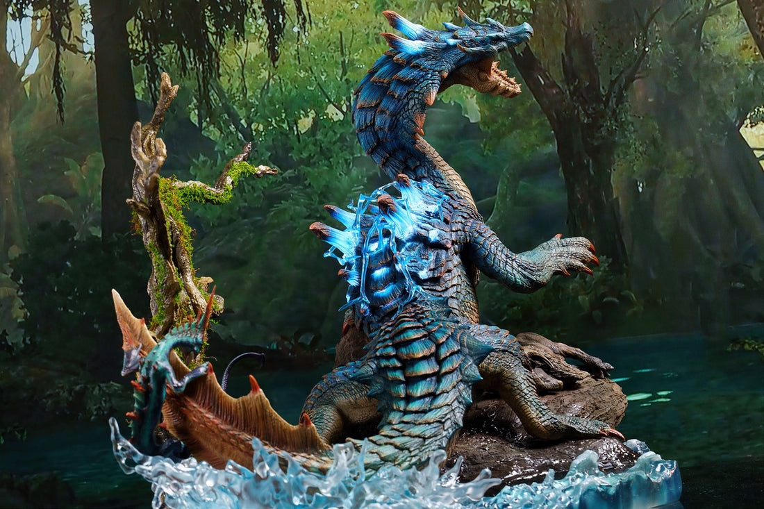 Monster Hunter Dragon Frontier Studio Lagiacrus﻿ Resin Statue