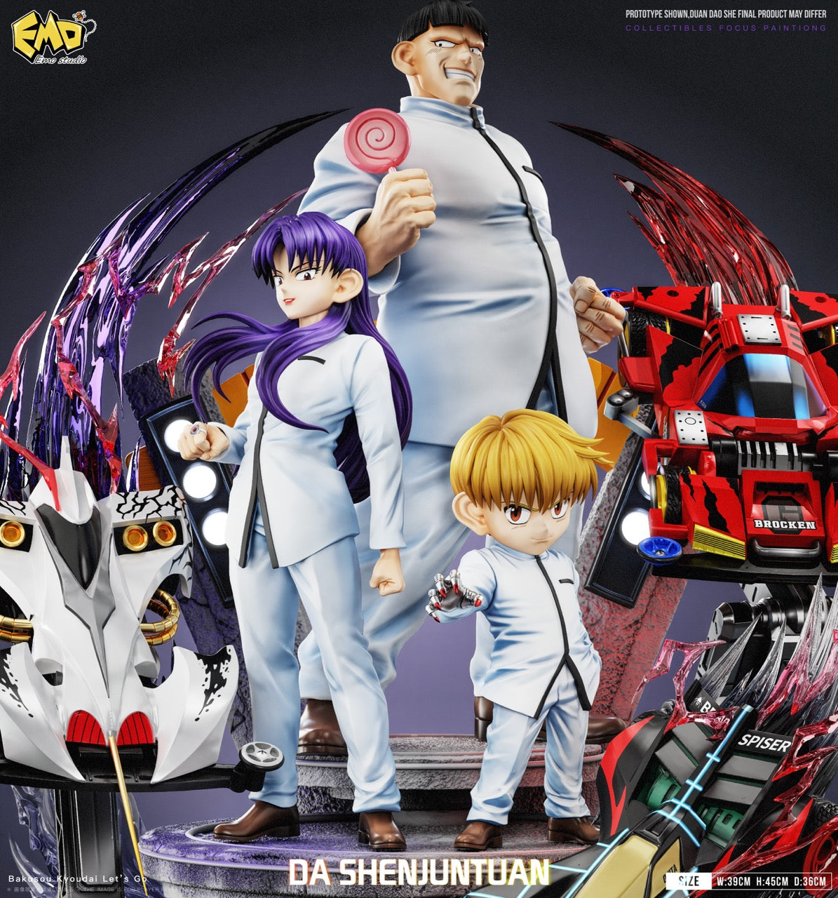 The Racing Brothers Lets Go Emo Studio Ray Hijikata X Gen Kondo X