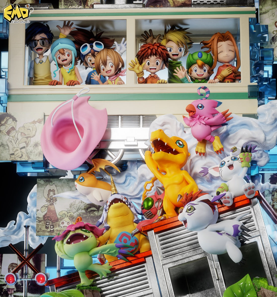 Digimon EMO Studio The First Generation of Digimon