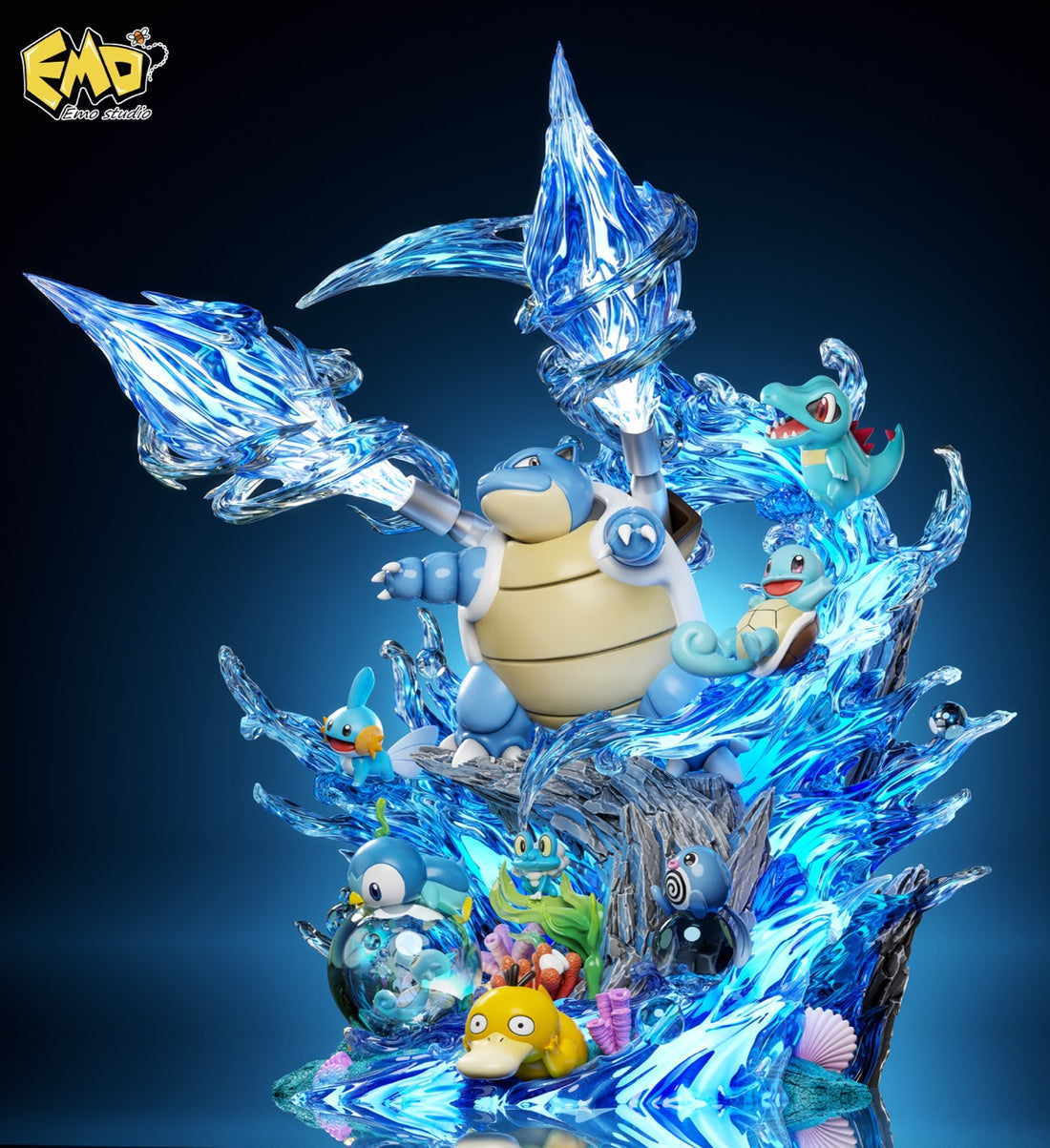 Pokemon Emo Studio Water Type Blastoise Ecosystem