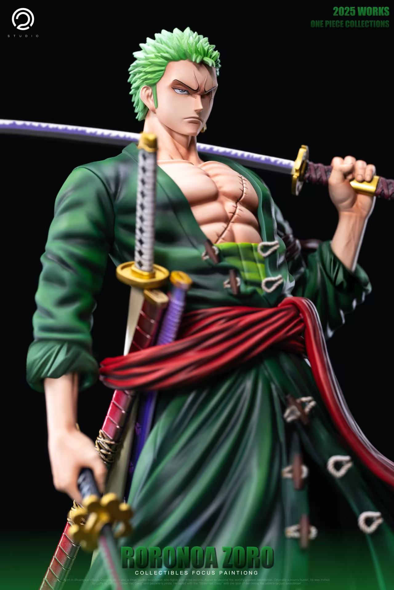 One Piece C2 Studio Roronoa Zoro Resin Statue – ClubHouse Statues