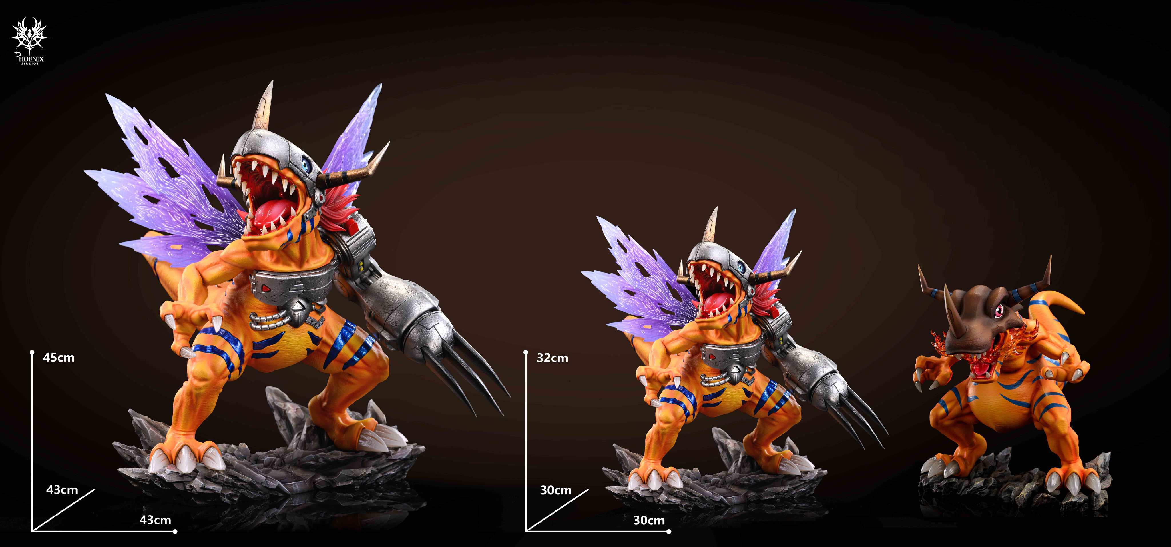 Digimon Phoenix Studio MetalGreymon – ClubHouse Statues