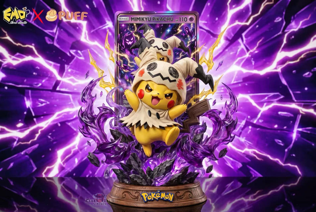 Pokémon Emo X Puff Studio Mimikyu Pikachu