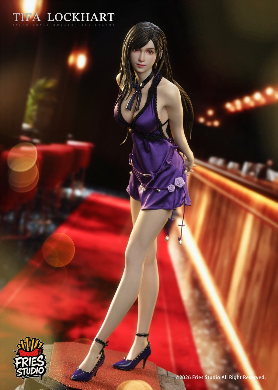 Final Fantasy Fries Studio Purple Dress Tifa Resin Statue