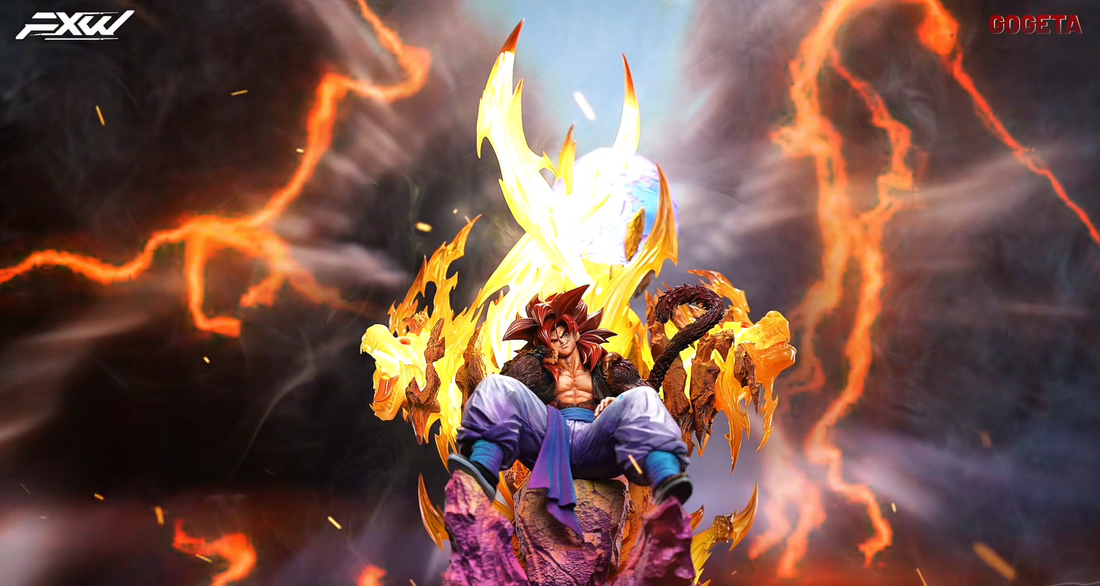 Dragon Ball FXW Studio Super Saiyan 4 Gogeta SSJ4 Resin Statue