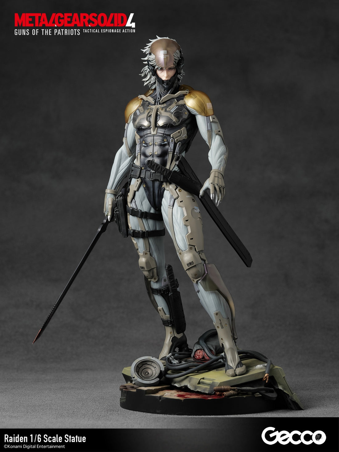 Metal Gear Solid 4 Gecco Studio Guns of The Patriots Raiden