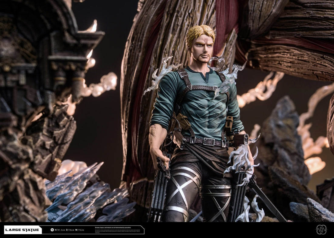 Attack On Titan Hertz Studio The Armored Titan x Reiner Resin Statue