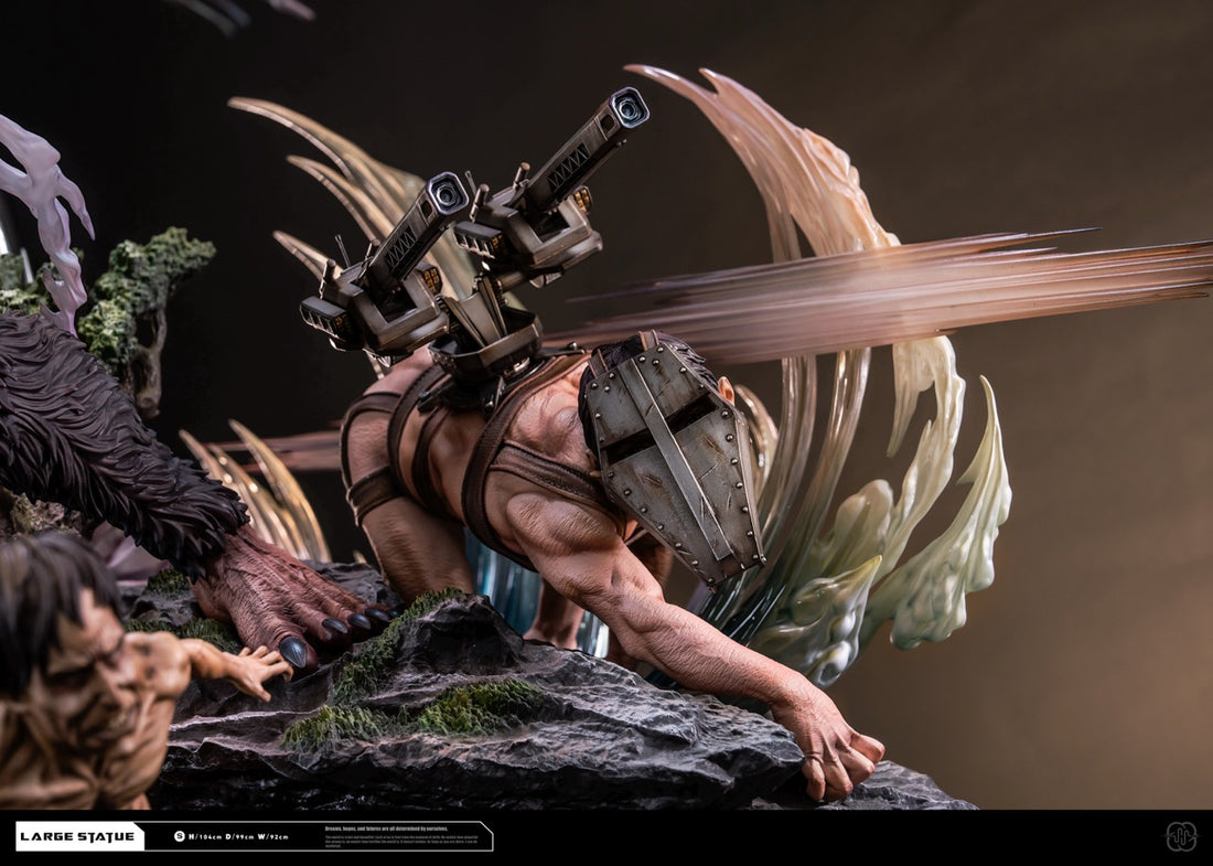 Attack On Titan Hertz Studio Titan Beasts on the Prowl Vs Levi
