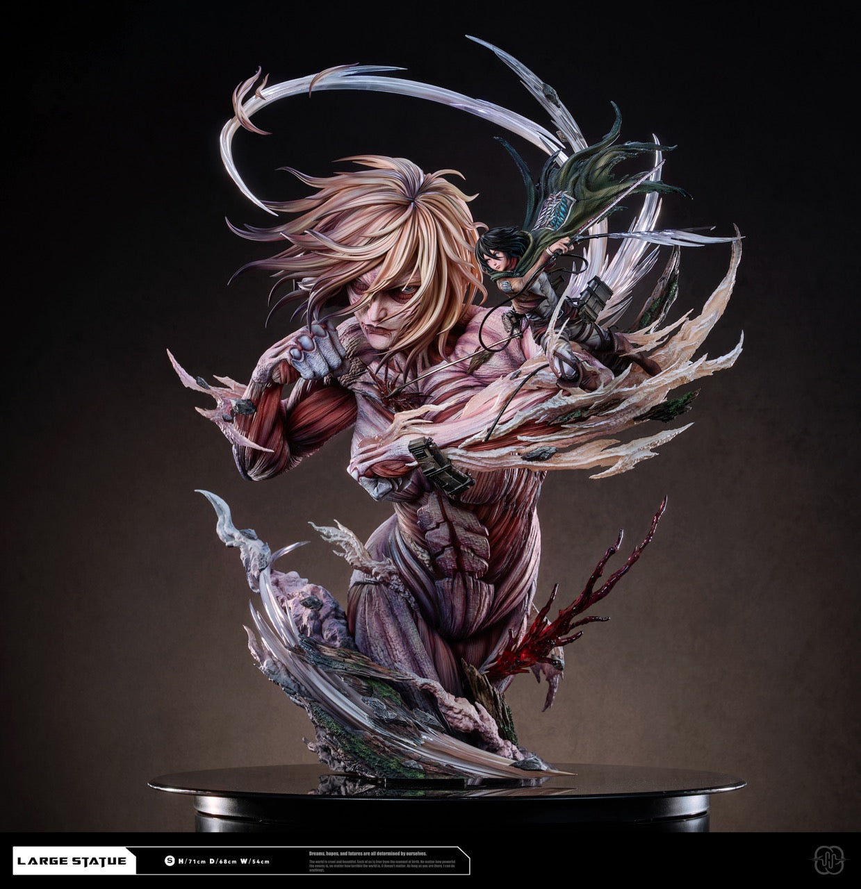 Attack On Titan Hertz Studio Attack Titan Eren x Female Titan