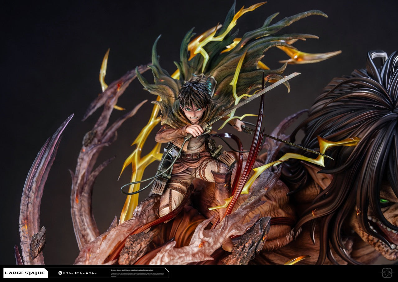 Attack On Titan Hertz Studio Attack Titan Eren x Female Titan