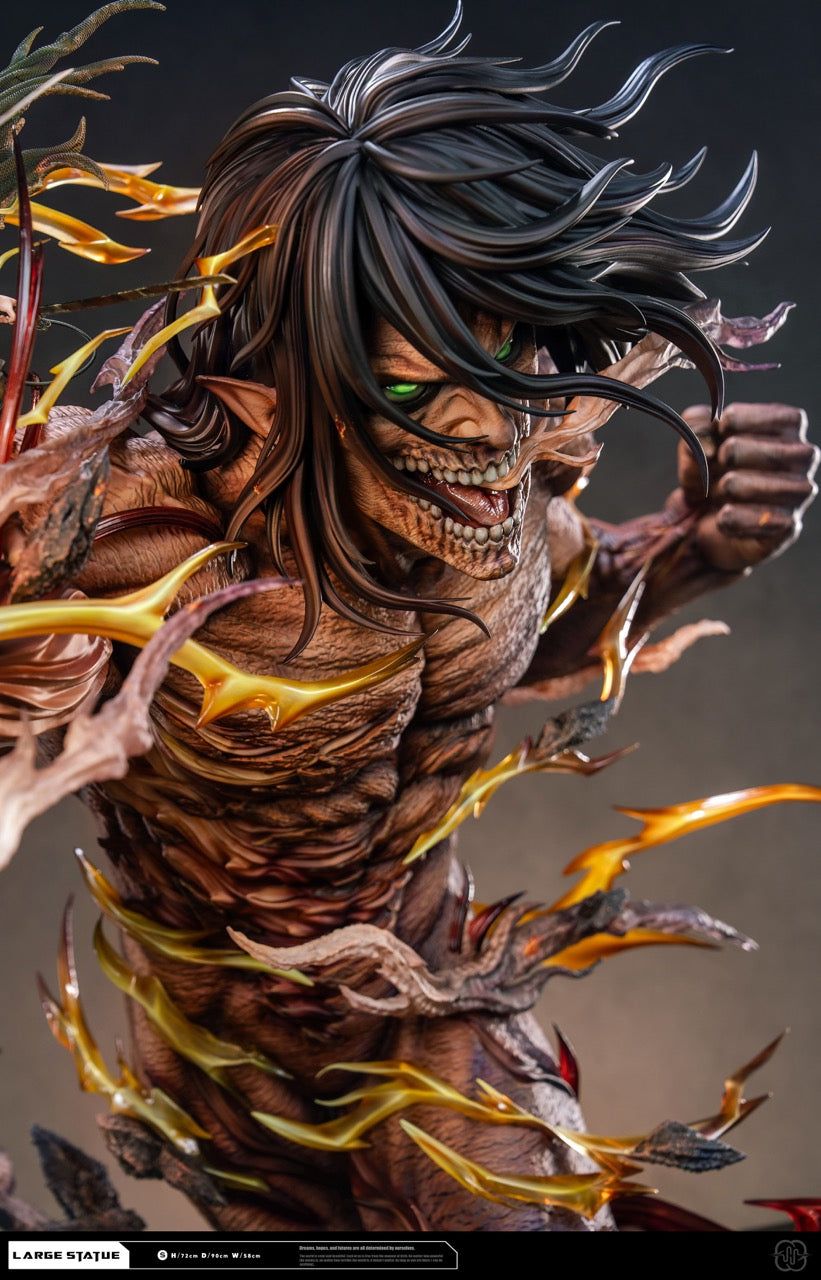 Attack On Titan Hertz Studio Attack Titan Eren x Female Titan