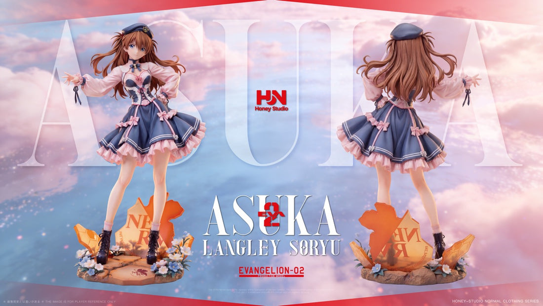 Neon Genesis Evangelion Honey Studio Lolita Asuka Resin Statue