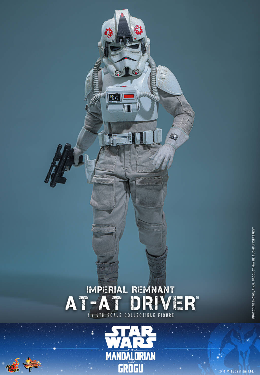 Star Wars The Mandalorian x GrogU Hot Toys Imperial Remnant AT AT Driver