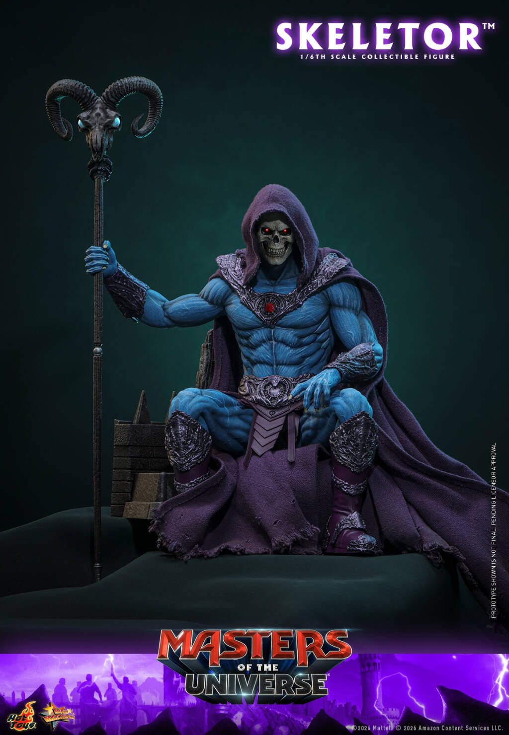 Masters of the Universe Hot Toys Skeletor