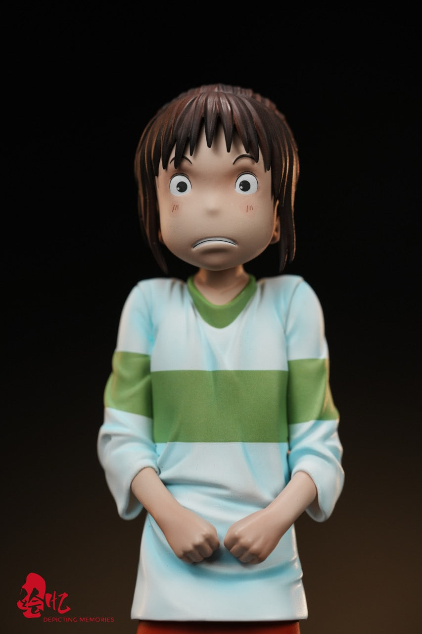 Spirited Away Huiyi Studio Frightened Chihiro Resin Statue
