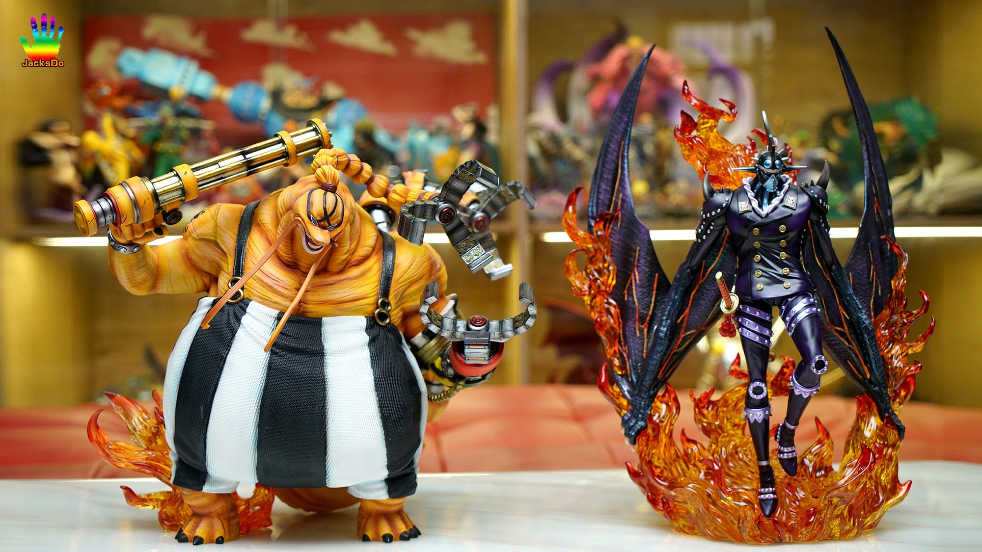 One Piece JacksDo Studio King Queen Jack Kaido Hybrid Resin Statue