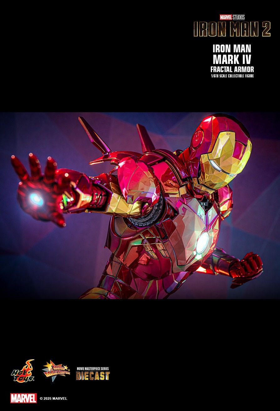 Marvel Hottoys Iron Man 2 Iron Man Mark IV Fractal Armor
