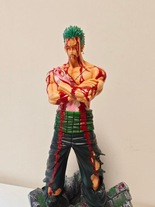 One Piece Lightning Studio Battle Damaged Zoro Resin Statue - Europe Stock