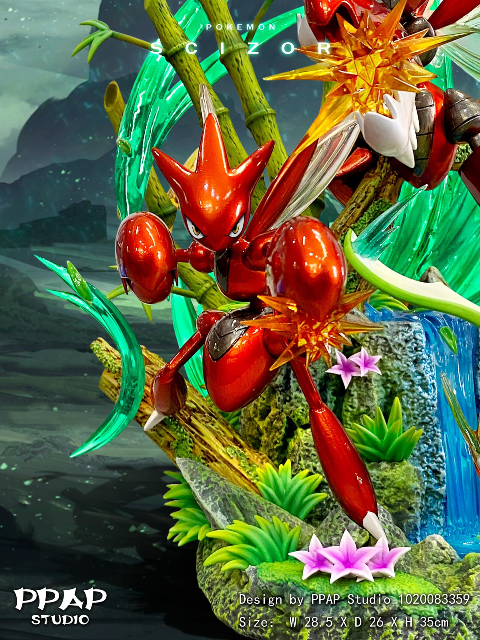 Pokemon PPAP Studio Scizor Resin Statue – ClubHouse Statues