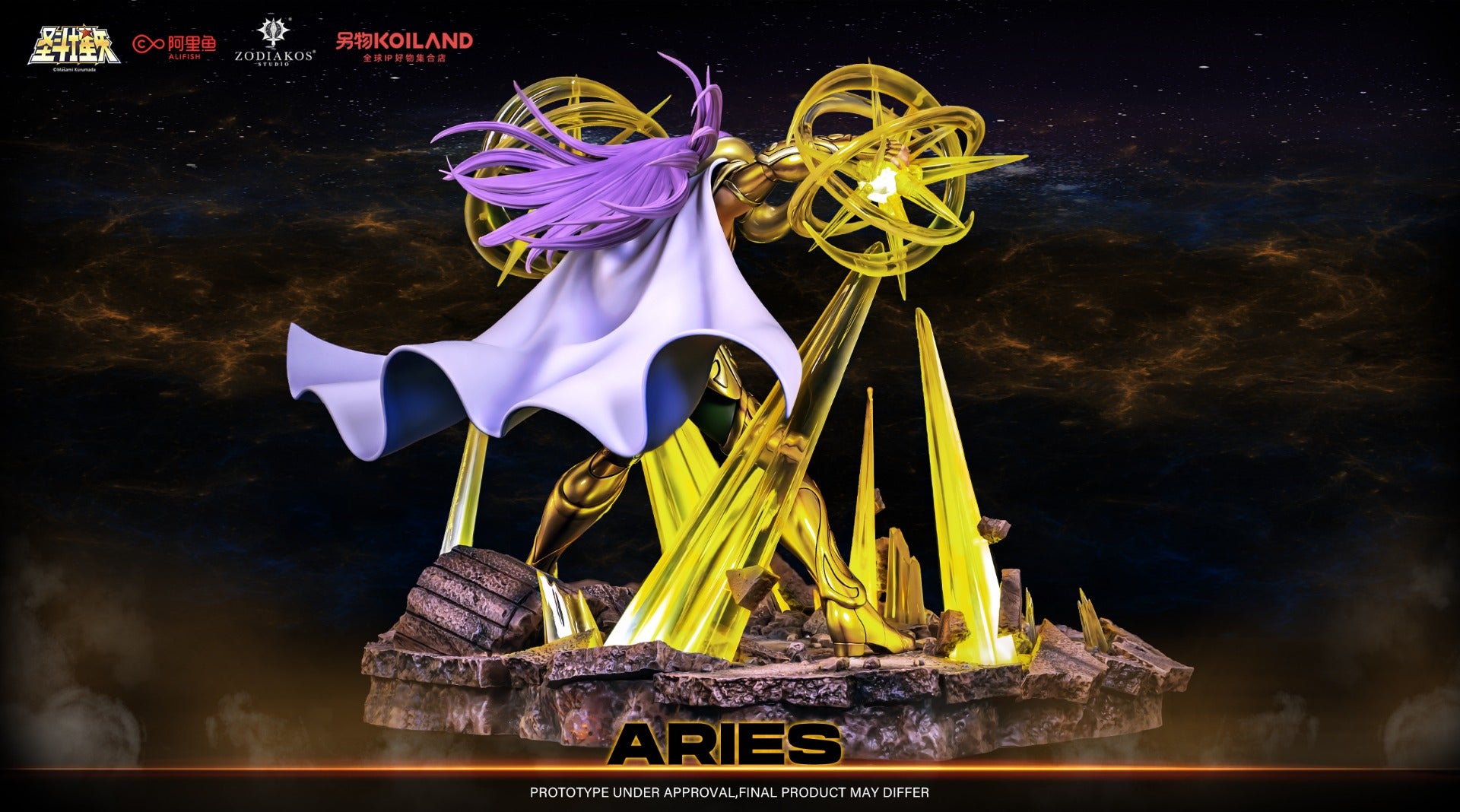 Saint Seiya Zodiakos Studio Mu Aries Licensed – ClubHouse Statues