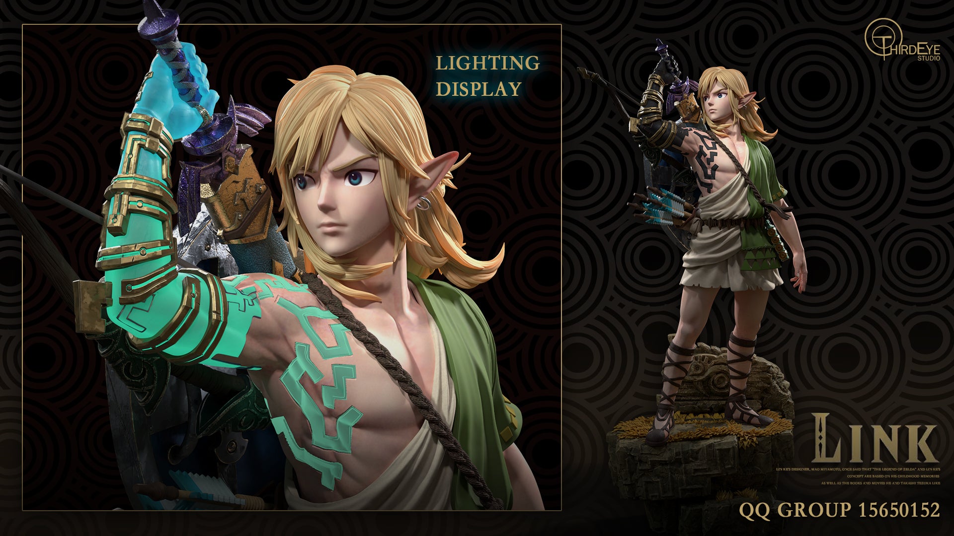 The Legend of Zelda Third Eye Studio Link – ClubHouse Statues