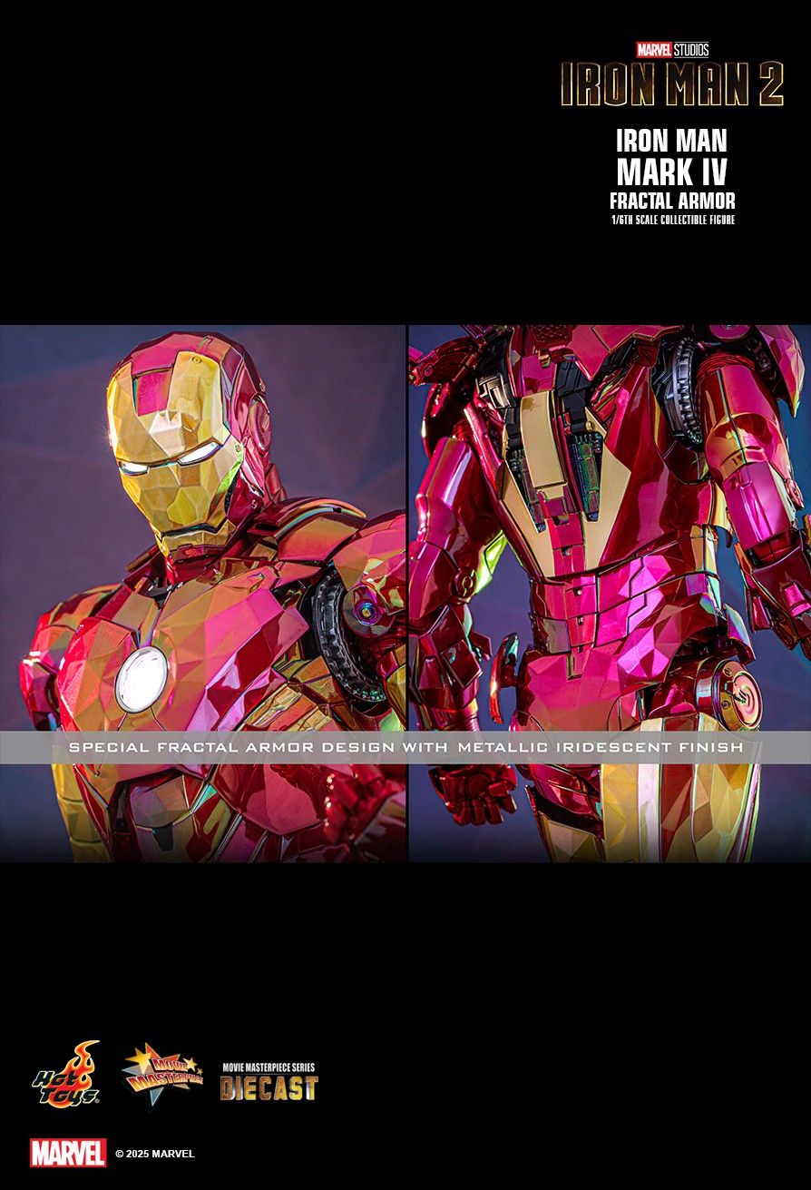 Marvel Hottoys Iron Man 2 Iron Man Mark IV Fractal Armor
