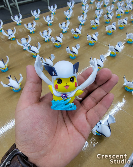 Pokémon Crescent Studio Pikachu cos Lugia Resin Statue - China Stock