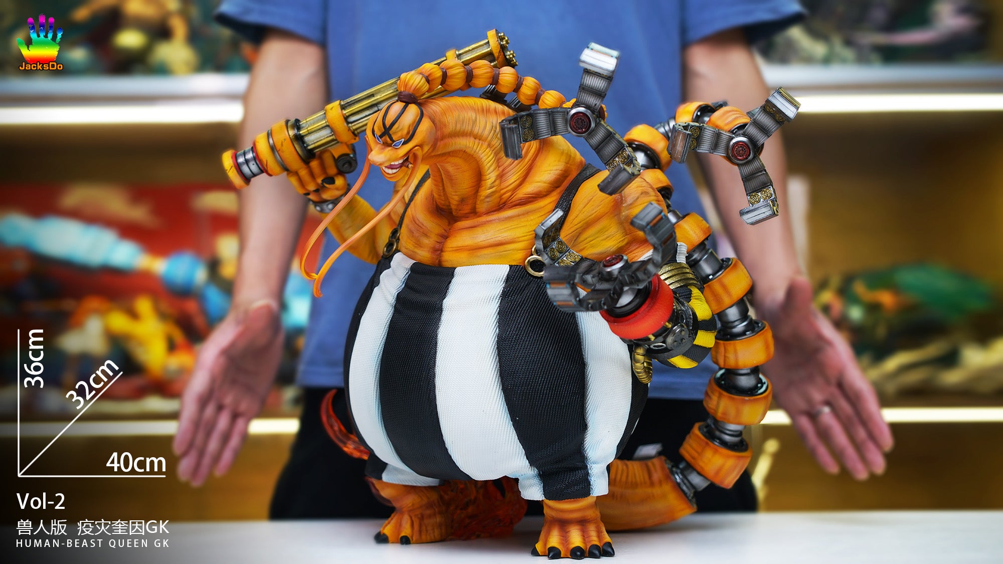 One Piece JacksDo Studio King Queen Jack Kaido Hybrid Resin Statue