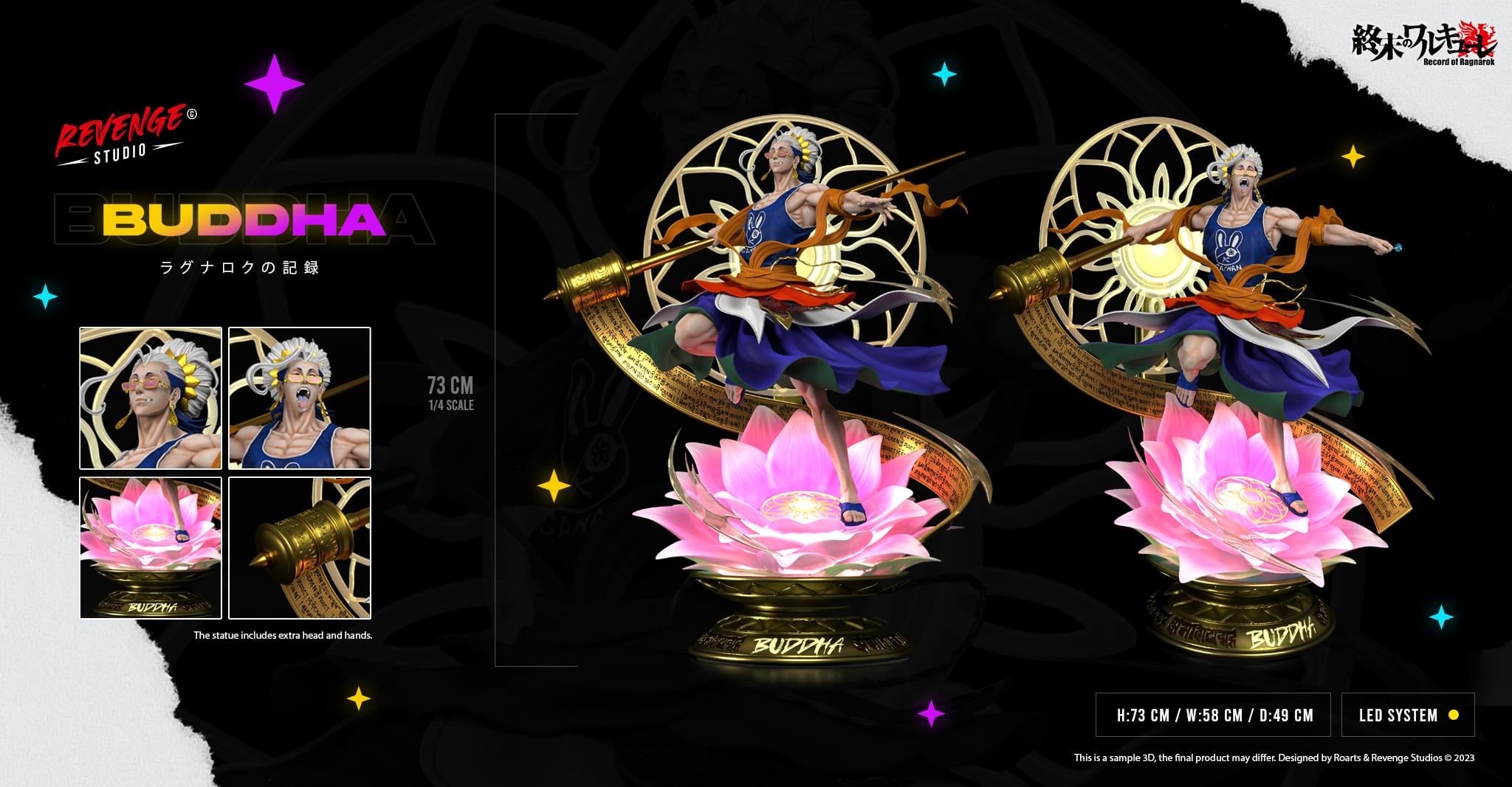 Record of Ragnarok Revenge Studio Buddha Resin Statue – ClubHouse