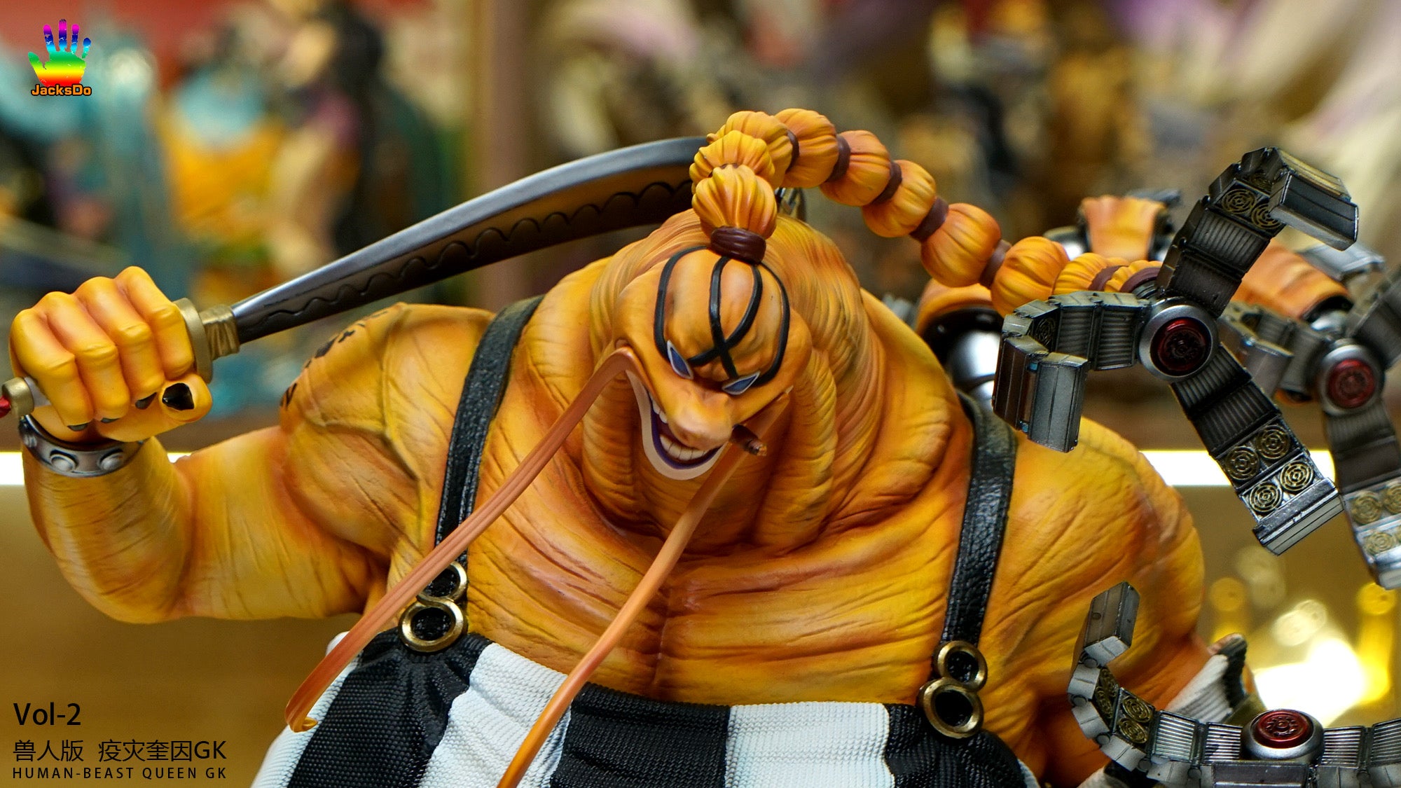 One Piece JacksDo Studio King Queen Jack Kaido Hybrid Resin Statue