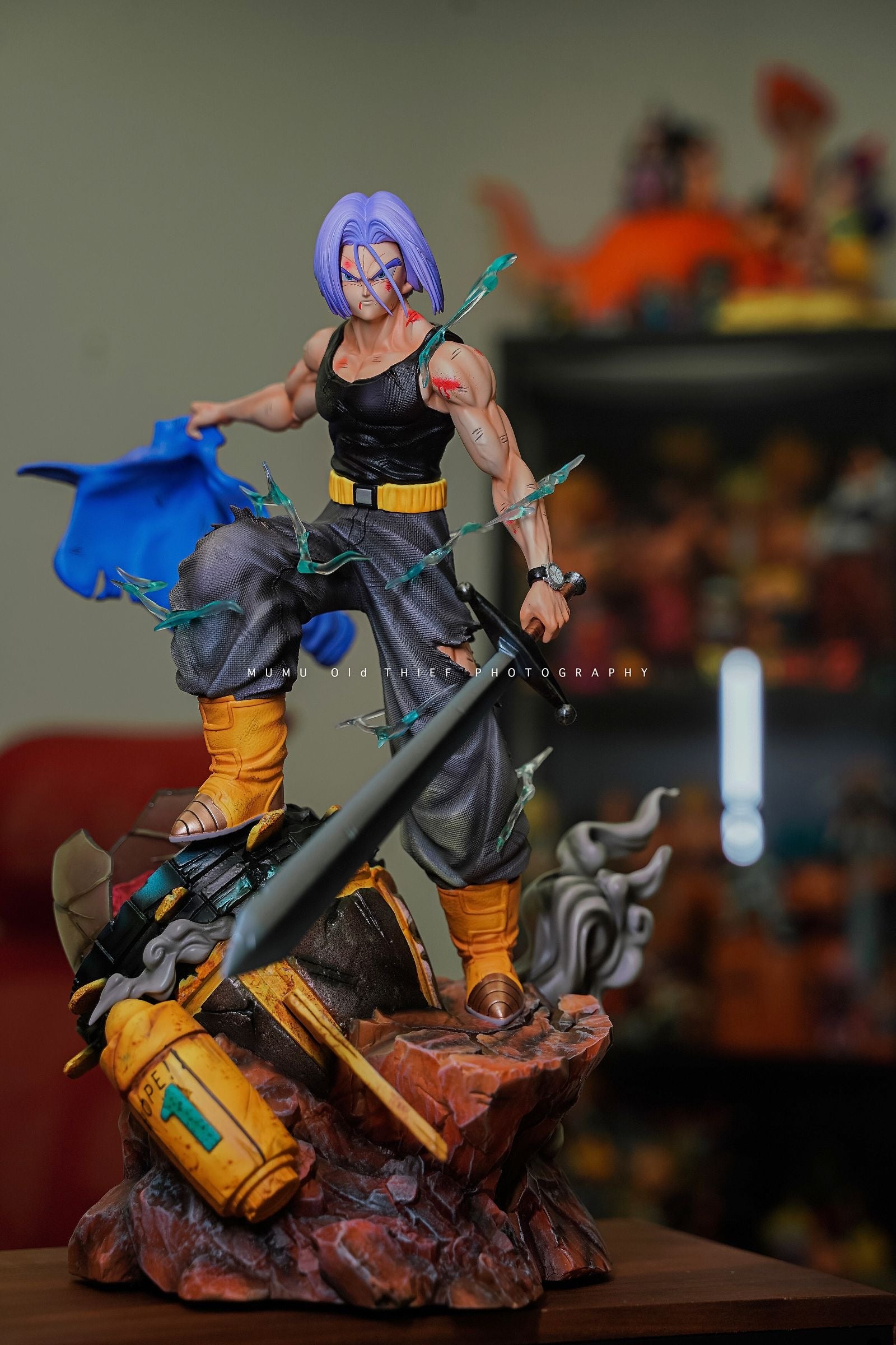 Dragon Ball Dim Model Studio Trunks Resin Statue – ClubHouse Statues