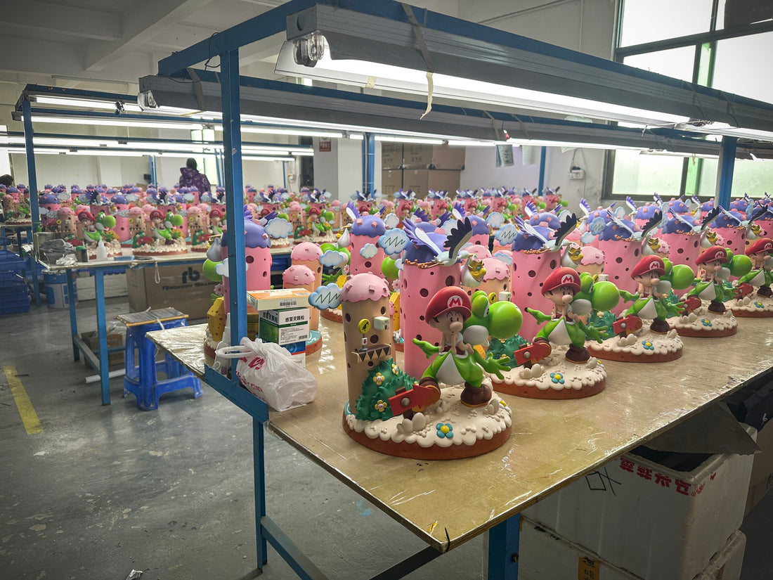 Super Mario Dream Studio Yoshis Island Diorama Resin Statue