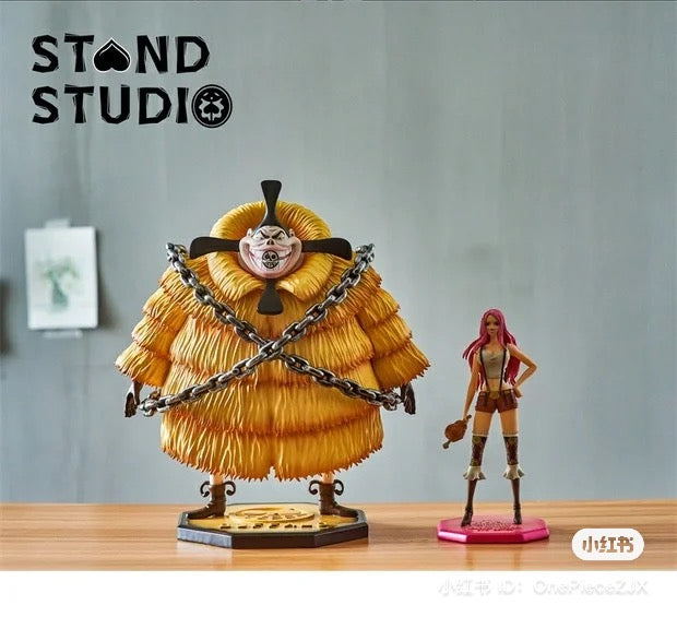 STAND STUDIO ワンピース　ハルタ One Piece Stand Studio Buffalo x Baby 5 Resin Statue – ClubHouse