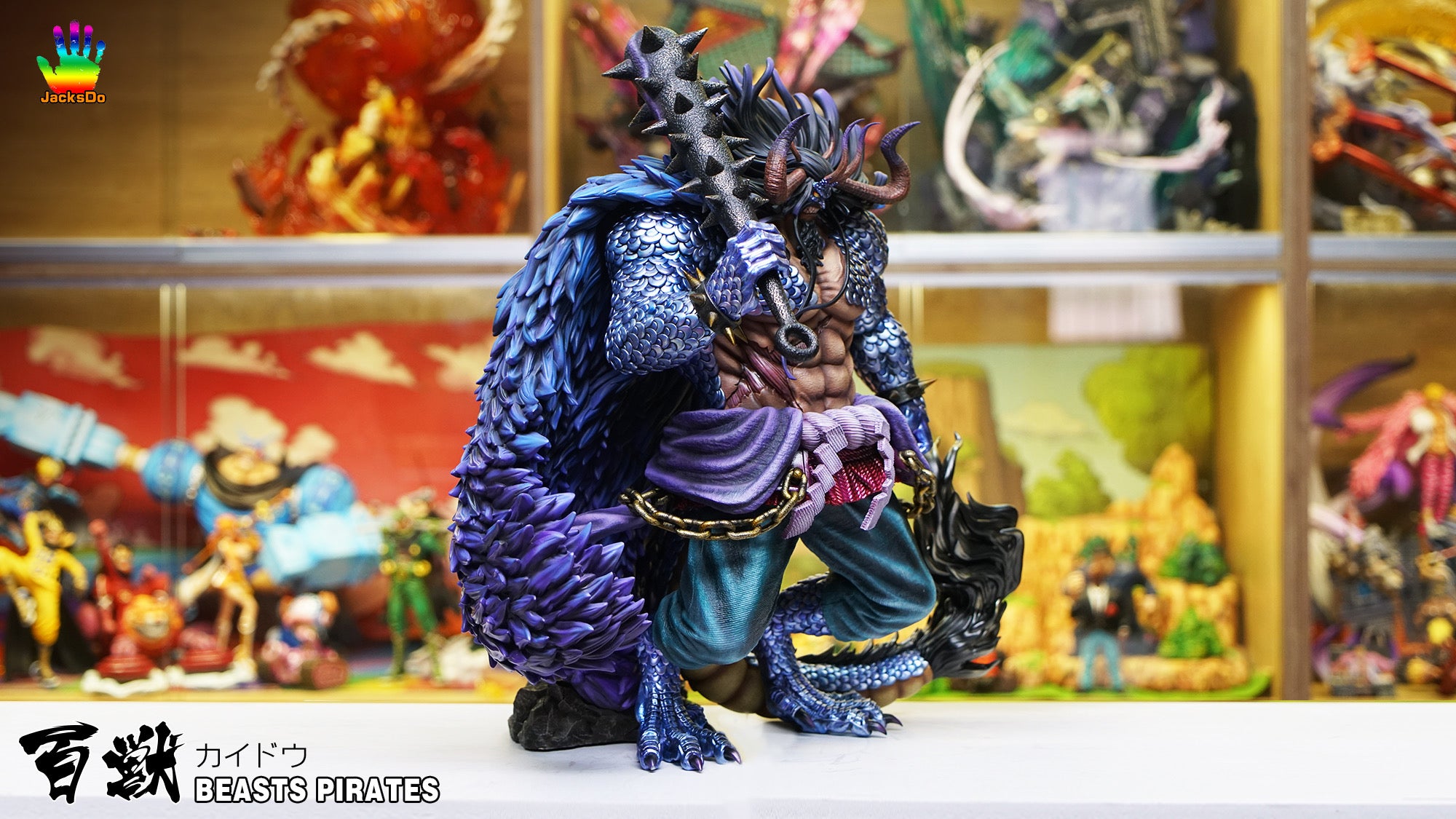 ワンピース 三害 フィギュア jacksdo One Piece JacksDo Studio Hybrid Kaido Resin Statue