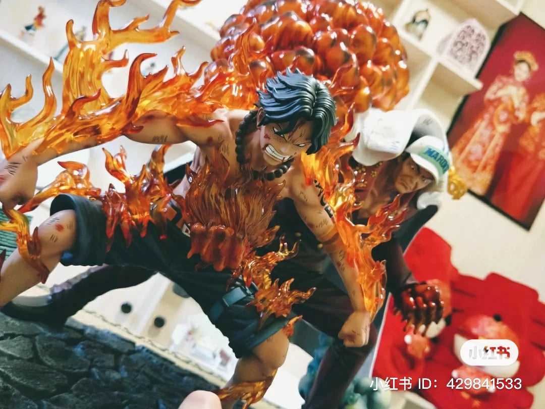 One Piece YUME x MRC Studios The Death of Ace Resin Statue