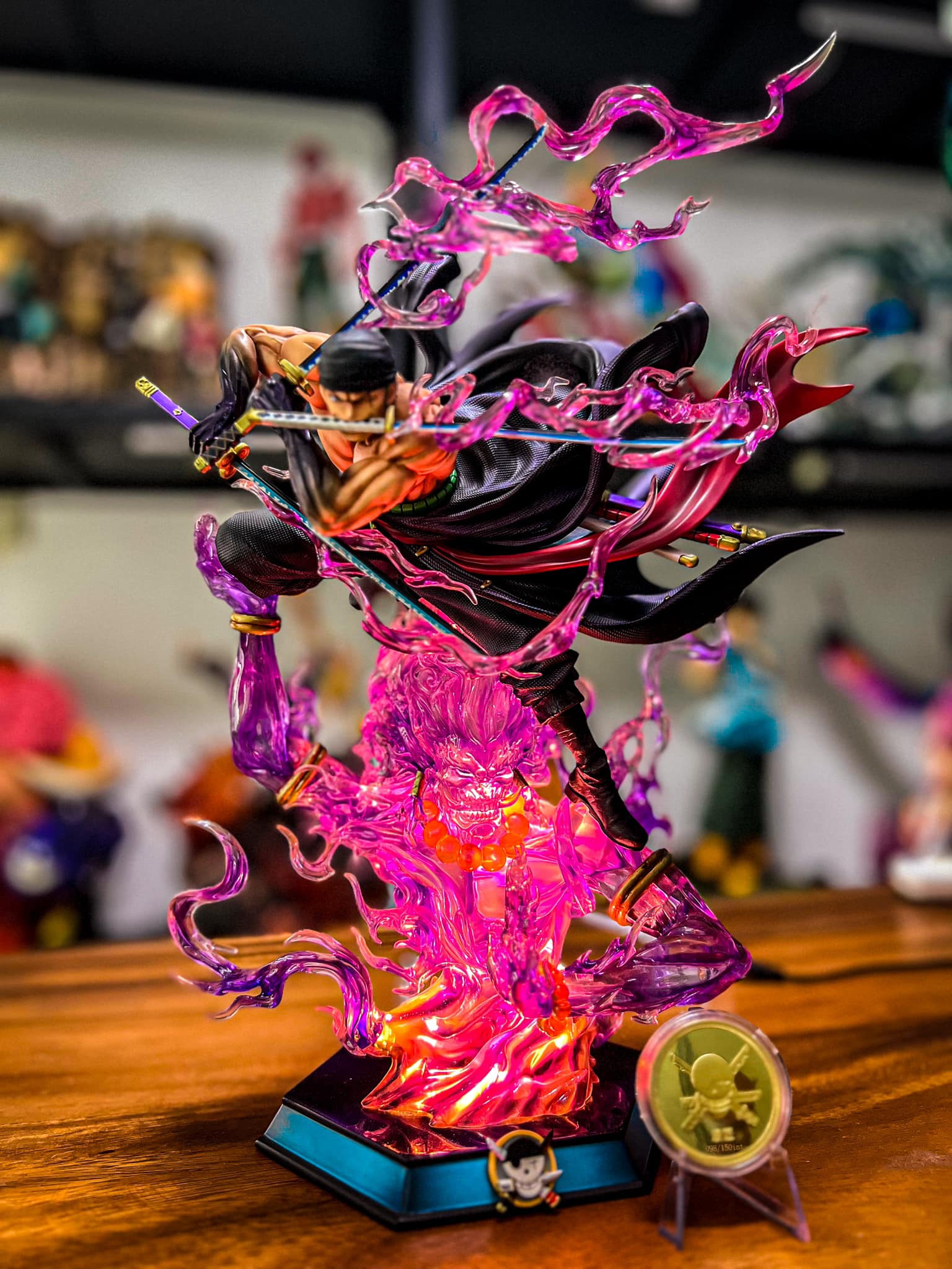 One Piece MJ Studio Roronoa Zoro Asura Form Resin Statue